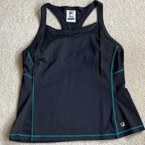 FILA black tennis tank top - Size Large